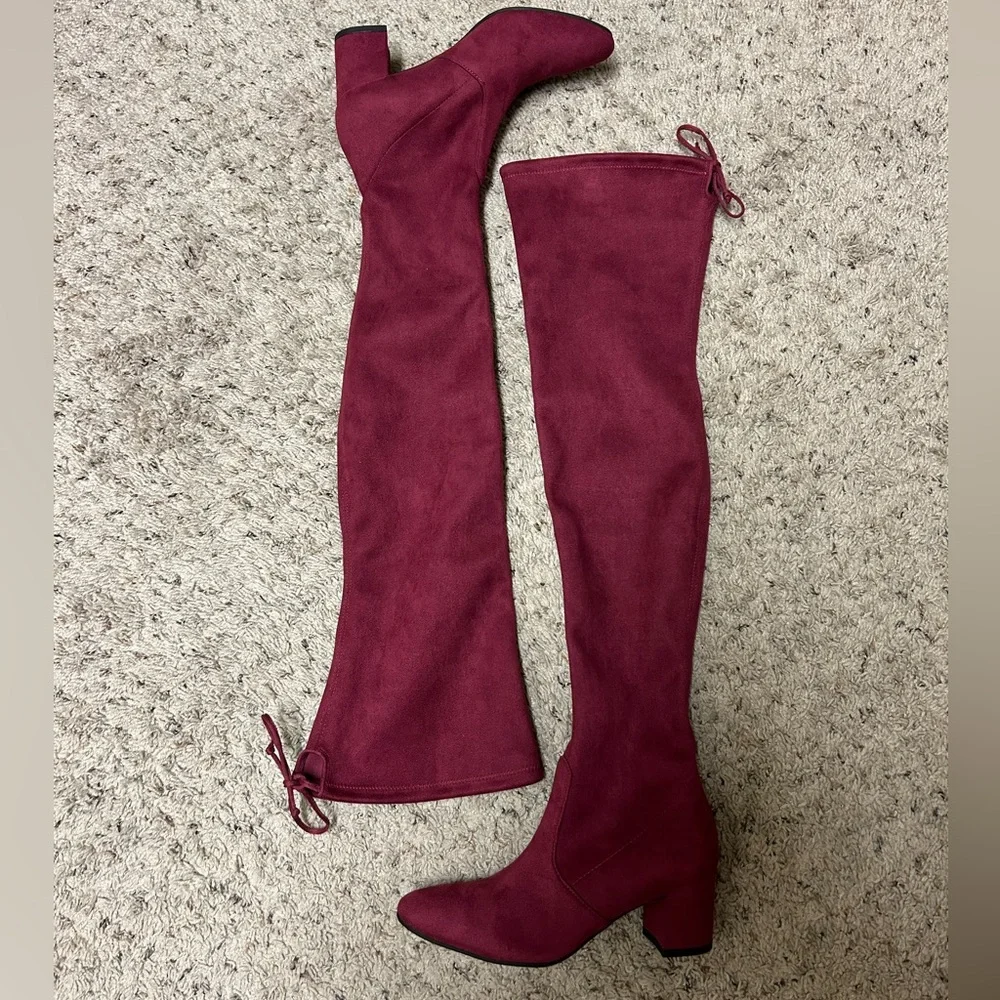 Stuart Weitzman genna 60 over the knee suede boot